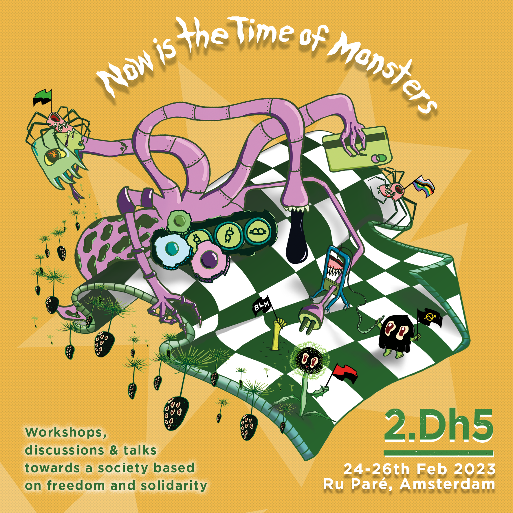 Now is the Time of Monsters – 2.Dh5 Festival 2023 in Amsterdam